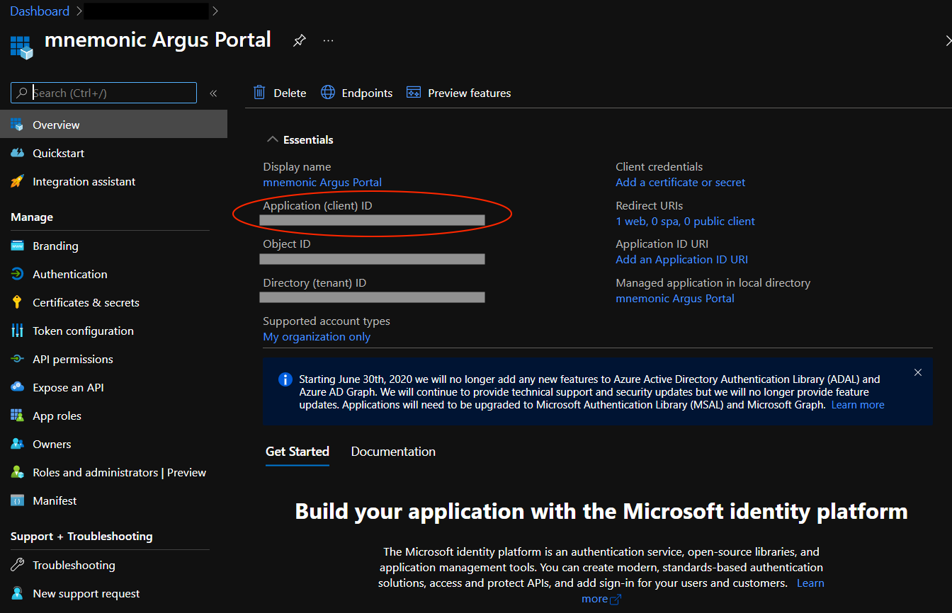 azure client ID